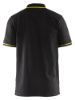 Afbeeldingen van BLÅKLÄDER Poloshirt 3389 zwart/High Vis geel L