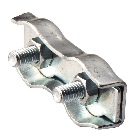 Afbeeldingen van DX Staaldraadklem duplex VZ 5MM 