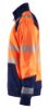 Afbeeldingen van BLÅKLÄDER Sweater met rits 3558 High Vis oranje/marineblauw L