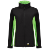 Afbeeldingen van TRICORP Softshell bi-colour dames 402008 zwart/limoen S