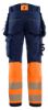 Afbeeldingen van BLÅKLÄDER Werkbroek met 4-weg stretch 1125 marineblauw/High Vis oranje C48