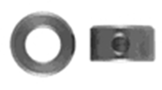 Afbeeldingen van Stelring met stelschroef DIN705/916 RVS A2 A20 