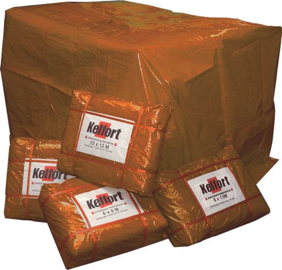 Afbeeldingen van KELFORT Dekzeil oranje 100g/M² 10X12M