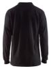 Afbeeldingen van BLÅKLÄDER Polo piqué vlamvertragend met lange mouwen 3374 zwart L
