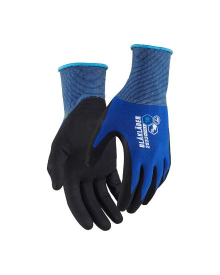 Afbeeldingen van BLÅKLÄDER Werkhandschoen Touch nitril-gedipt 2933 korenblauw 7