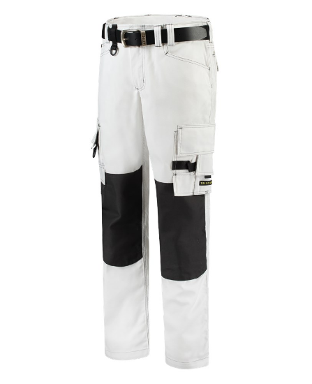 Afbeeldingen van TRICORP Werkbroek Cordura Canvas 502009 wit/donkergrijs 64