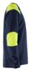 Afbeeldingen van BLÅKLÄDER T-shirt vlamvertragend met lange mouwen 3457 marineblauw/High Vis geel XL