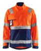 Afbeeldingen van BLÅKLÄDER Jack 4064 High Vis oranje/marineblauw S