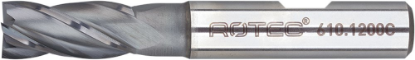 Afbeeldingen van ROTEC Vingerfrees HSS-E DIN844 kort AlCrN-gecoat 14MM