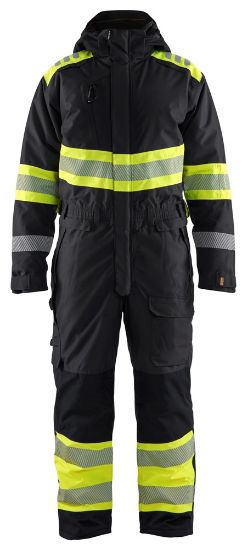 Afbeeldingen van BLÅKLÄDER Winteroverall 6720 zwart/High Vis geel XSS