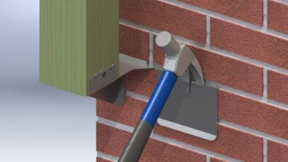 Afbeeldingen van GEBR. BODEGRAVEN Profielsteun pointer RVS304 links