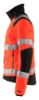 Afbeeldingen van BLÅKLÄDER Fleecejack winddicht 4888 High Vis rood/zwart XS