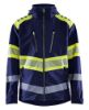 Afbeeldingen van BLÅKLÄDER Softshell jack 4494 marineblauw/High Vis geel S