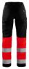 Afbeeldingen van BLÅKLÄDER Werkbroek met stretch dames 7161 zwart/High Vis rood C42