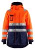 Afbeeldingen van BLÅKLÄDER Winterparka dames 4472 High Vis oranje/marineblauw L
