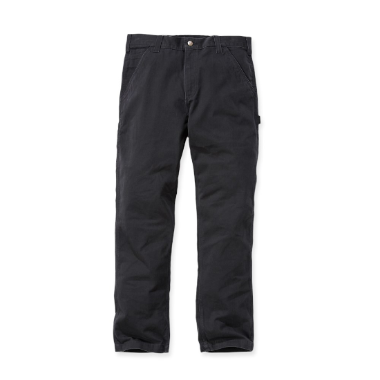 Afbeeldingen van CARHARTT Broek washed twill B324 zwart W32/L30
