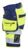 Afbeeldingen van BLÅKLÄDER Short met 4-weg stretch dames 7020 High Vis geel/marineblauw C48