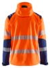Afbeeldingen van BLÅKLÄDER Softshell jack 4491 High Vis oranje/marineblauw M
