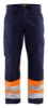 Afbeeldingen van BLÅKLÄDER Werkbroek 1564 marineblauw/High Vis oranje D100