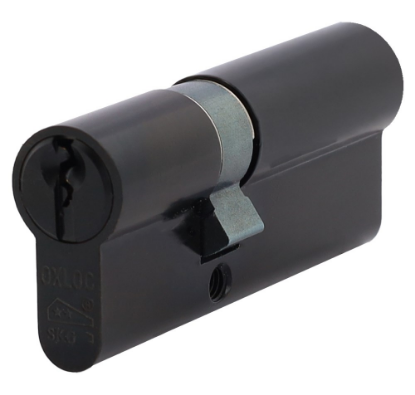 Afbeeldingen van OXLOC Profielcilinder dubbel O5 zwart 30/45MM SKG**