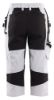 Afbeeldingen van BLÅKLÄDER Schilderspiraatbroek dames met stretch X1900 7109 wit/zwart C46