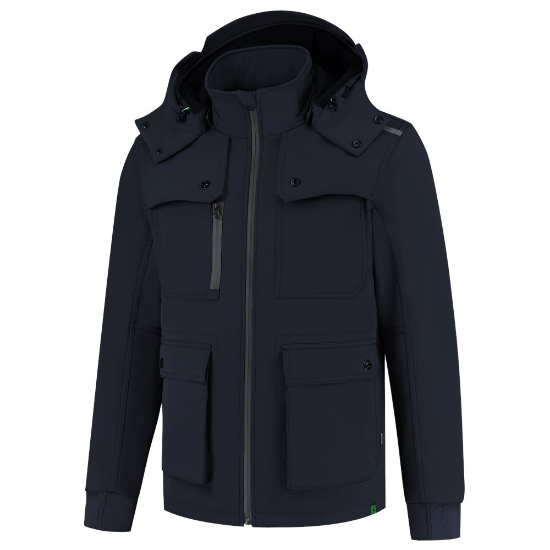 Afbeeldingen van TRICORP Softshell jack winter Rewear 402712 inkt L
