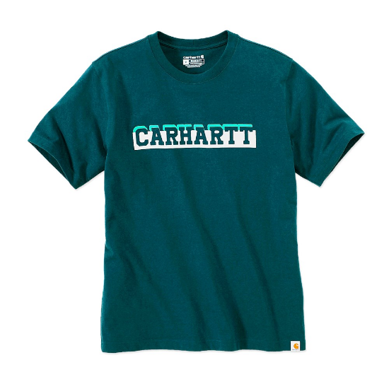 Afbeeldingen van CARHARTT T-shirt grafische print relaxed 105909 night blue heather S