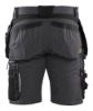 Afbeeldingen van BLÅKLÄDER Short met stretch 1598 medium grijs/zwart C50