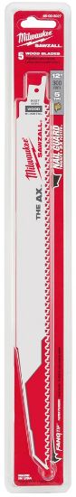 Afbeeldingen van MILWAUKEE Reciprozaagblad hout The AX 300MM 5TPI 25x