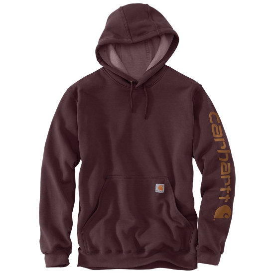 Afbeeldingen van CARHARTT Hoodie logo sleeve K288 port S