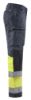 Afbeeldingen van BLÅKLÄDER Werkbroek met stretch 1551 medium grijs/High Vis geel C64