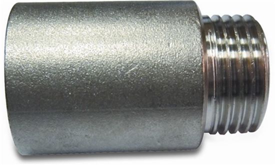 Afbeeldingen van PROFEC Kraanverlengstuk nr.230 messing ¾" buitendraad/binnendraad 100MM 40bar