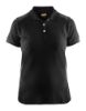 Afbeeldingen van BLÅKLÄDER Poloshirt piqué dames 3390 zwart/donkergrijs 3XL