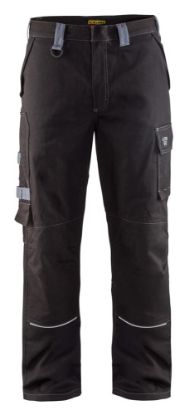 Afbeeldingen van BLÅKLÄDER Werkbroek vlamvertragend 1561 zwart/grijs C146
