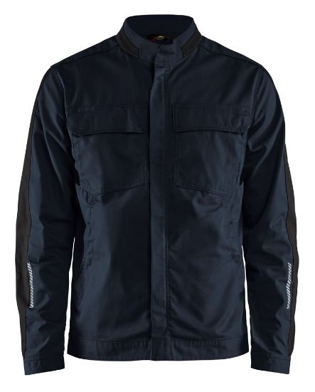 Afbeeldingen van BLÅKLÄDER Jack industrie met stretch 4444 donker marineblauw/zwart S
