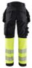 Afbeeldingen van BLÅKLÄDER Softshell werkbroek dames 7114 zwart/High Vis geel C48