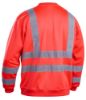 Afbeeldingen van BLÅKLÄDER Sweater 3341 High Vis rood 2XL