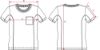 Afbeeldingen van TRICORP T-shirt bi-colour met borstzak 102002 khaki/zwart 8XL
