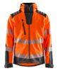 Afbeeldingen van BLÅKLÄDER Softshell jack 4491 High Vis oranje/medium grijs M