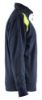 Afbeeldingen van BLÅKLÄDER Sweater bi-colour met halve rits 3353 donker marineblauw/High Vis geel M