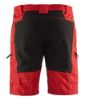 Afbeeldingen van BLÅKLÄDER Short service met stretch 1449 rood/zwart C50
