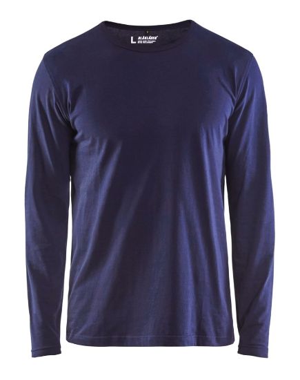 Afbeeldingen van BLÅKLÄDER T-shirt met lange mouwen 3500 marineblauw L