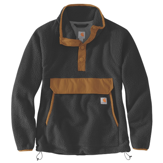 Afbeeldingen van CARHARTT Pullover fleece relaxed fit dames 104922 zwart S