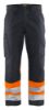 Afbeeldingen van BLÅKLÄDER Werkbroek 1564 medium grijs/High Vis oranje C60