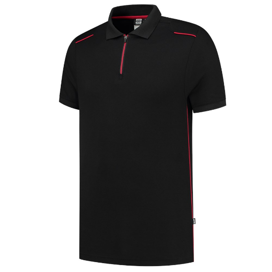 Afbeeldingen van TRICORP Poloshirt Accent 202703 zwart/rood L