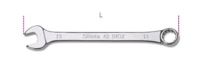 Afbeeldingen van BETA Ringsteeksleutel RVS 42INOX 10MM