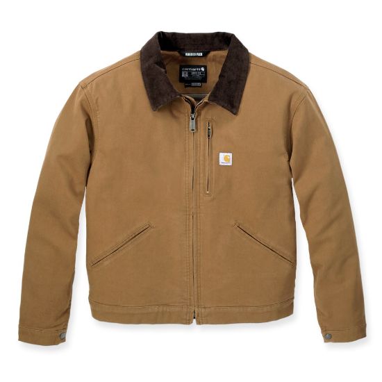 Afbeeldingen van CARHARTT Jas Detroit canvas relaxed fit dames 160208 bruin M