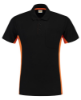 Afbeeldingen van TRICORP Poloshirt bi-colour met borstzak 202002 zwart/oranje L