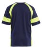 Afbeeldingen van BLÅKLÄDER T-shirt Visible 3523 marineblauw/High Vis geel XS
