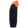 Afbeeldingen van TRICORP Sweater High Vis met capuchon 303005 inkt/fluor oranje 4XL